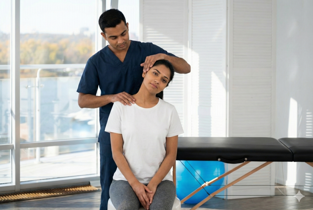 Physiotherapy session